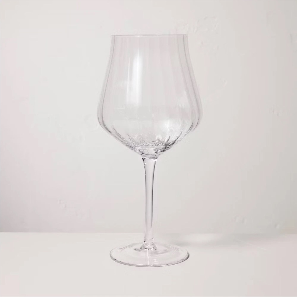 NIB / Set of 8/ 20oz Wine Glasses Clear - Hearth & Hand with Magnolia